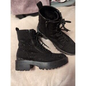 Sparkly baddazled Guess boots size 9